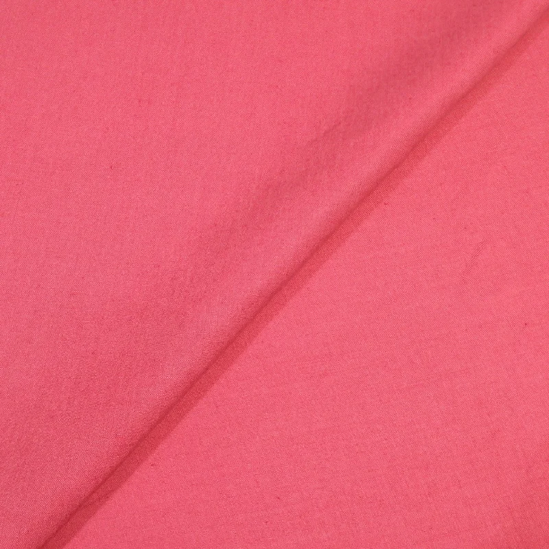 Deal Explosion Coral Solid Plain Linen and Silk NATURALS Dormeuil Fabric