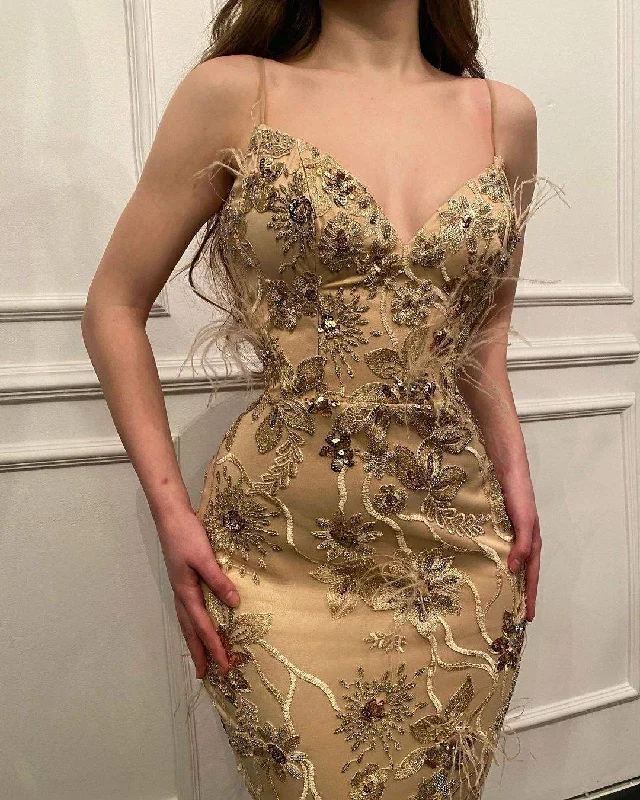 Discount Deals Noble Skin Tone Evening Dress
