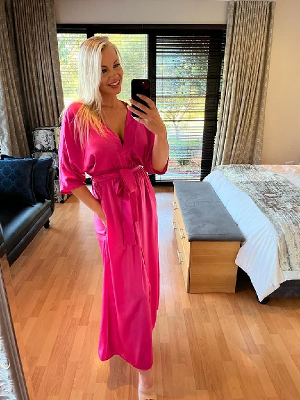 Crazy Deals Jolene Dress - Satin - last in one left size M