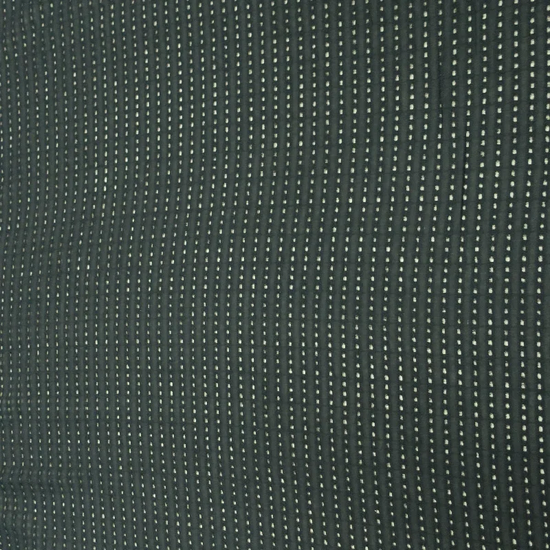 Shop and Save Black Geometric with Eyelet Embroidered Cotton Lace