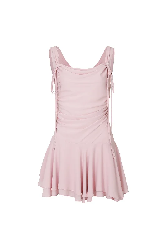 Weekend Special [PAIN OR PLEASURE] SS 24 LILY FRILL DRESS pink