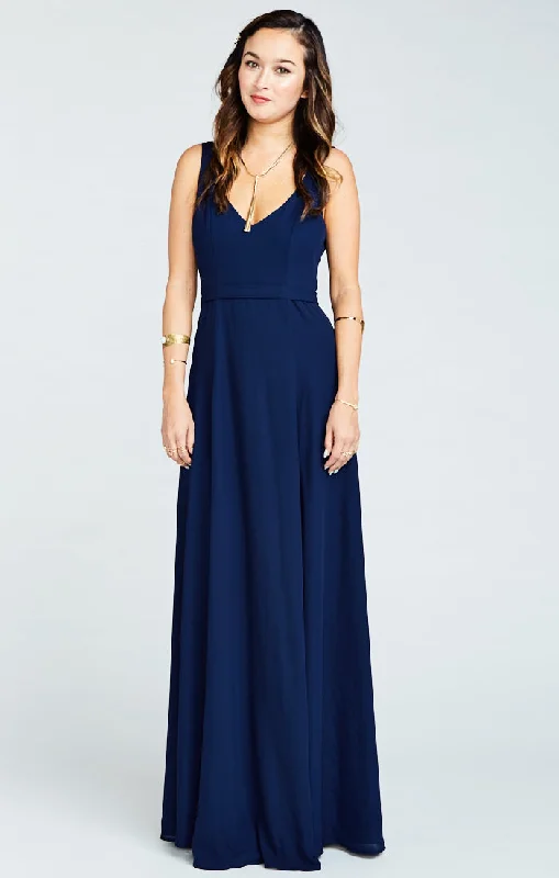 Savings Galore Jenn Maxi Dress ~ Rich Navy Crisp