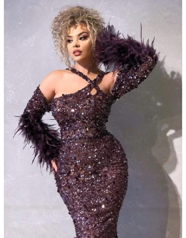 Act Now Luxury Evening Dress Black Beaded