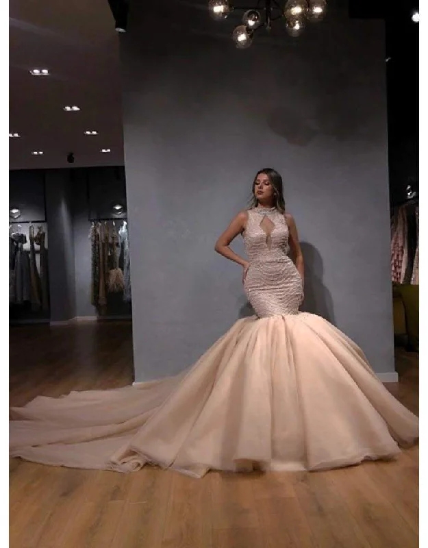 Get It Before It’s Gone Luxury Evening Dress Cream