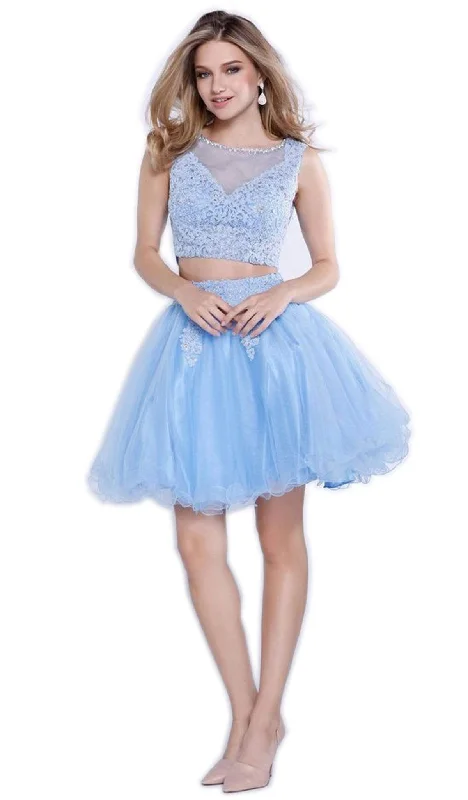 Super Deal Nox Anabel - 6058 Two Piece Cocktail Dress