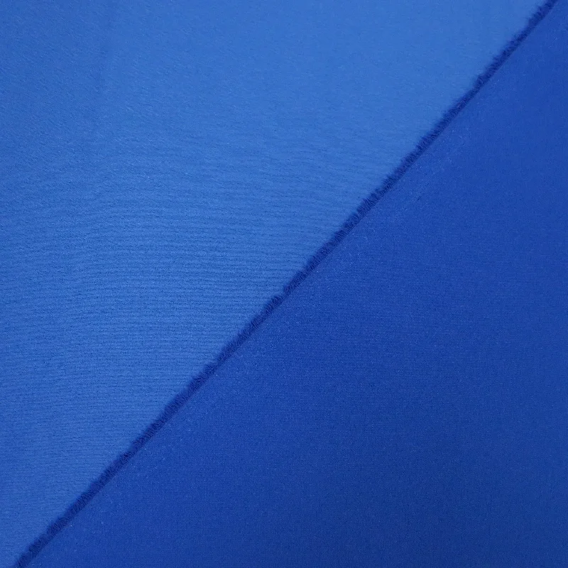 Today’s Special Electric Blue Recycled Polyester Blend Crepe Fabric
