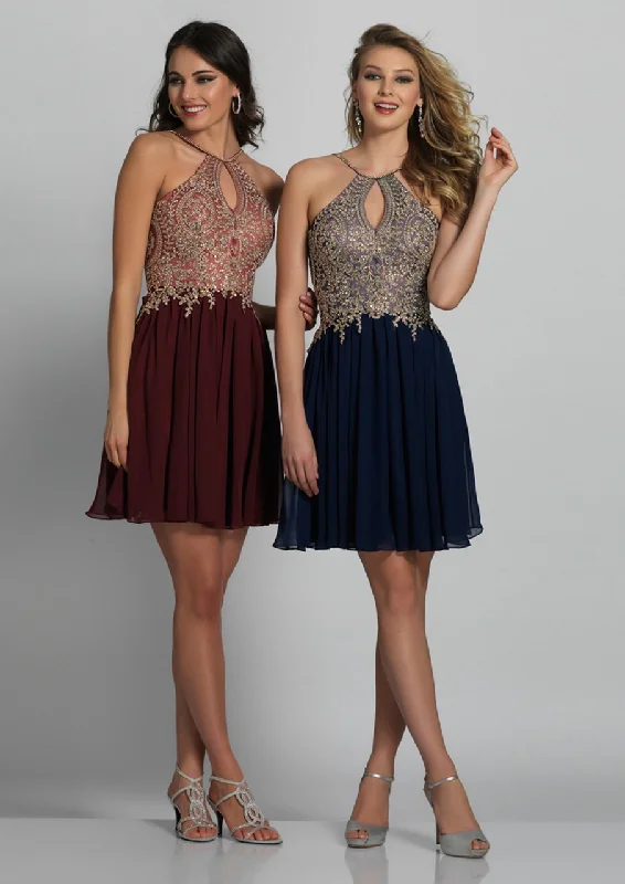 Flash Deals Dave & Johnny A6226 Halter Cutout A-Line Cocktail Dress - 1 pc Navy Blue in size 2 Available Flash Deals Dave & Johnny A6226 Halter Cutout A-Line Cocktail Dress - 1 pc Navy Blue in size 2 Available