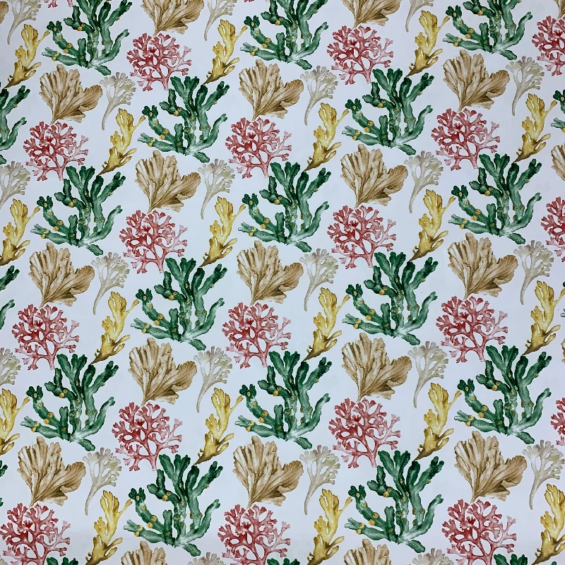Price Rollback Palmeiras Varadero 15 Coral Green Red and Coral Printed Fabric