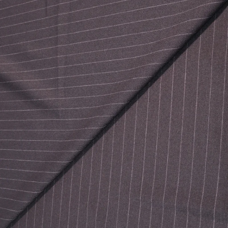 Price Drop Black with Gray Chalk Stripes Super 120's Optima Gold Wool Dormeuil Fabric Price Drop Black with Gray Chalk Stripes Super 120's Optima Gold Wool Dormeuil Fabric