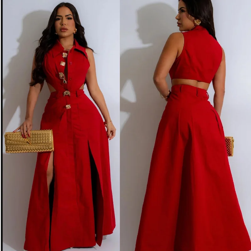 New Markdowns Kaia Red Dress
