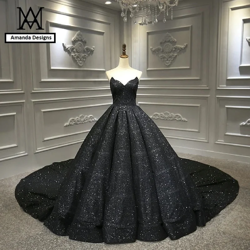 Warehouse Sale Black Glitter