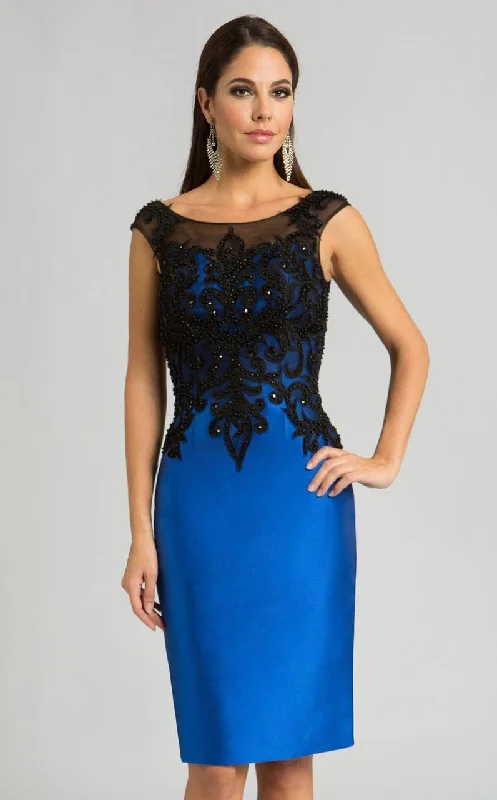Special Offer Feriani Couture Beaded Cap Sleeves Sheath Short Dress 26246 - 2 pcs Royal In Size 6 and Size 8 Available Special Offer Feriani Couture Beaded Cap Sleeves Sheath Short Dress 26246 - 2 pcs Royal In Size 6 and Size 8 Available