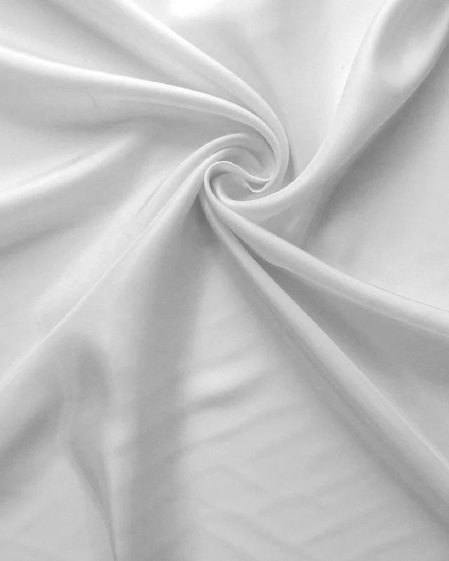 Don't Wait White Cupro Bemberg Lining
