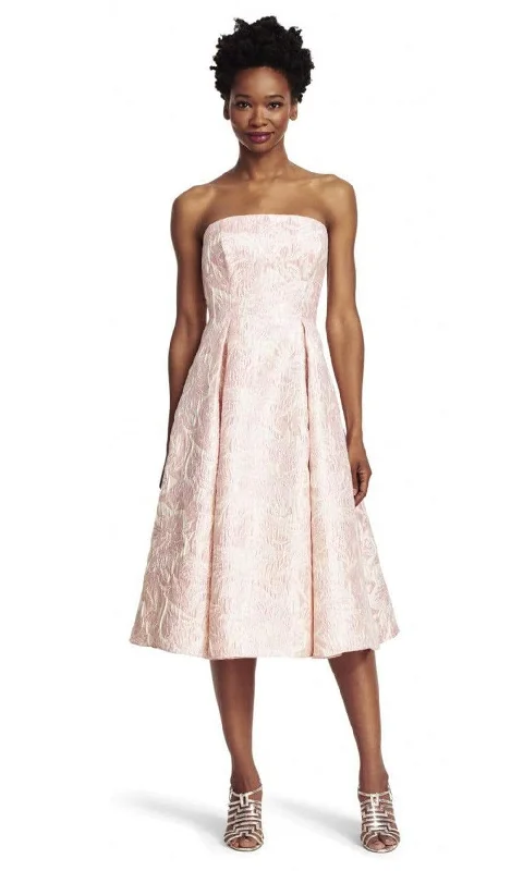 YEAR-End Sale Adrianna Papell - Strapless Floral A-Line Dress 41911800