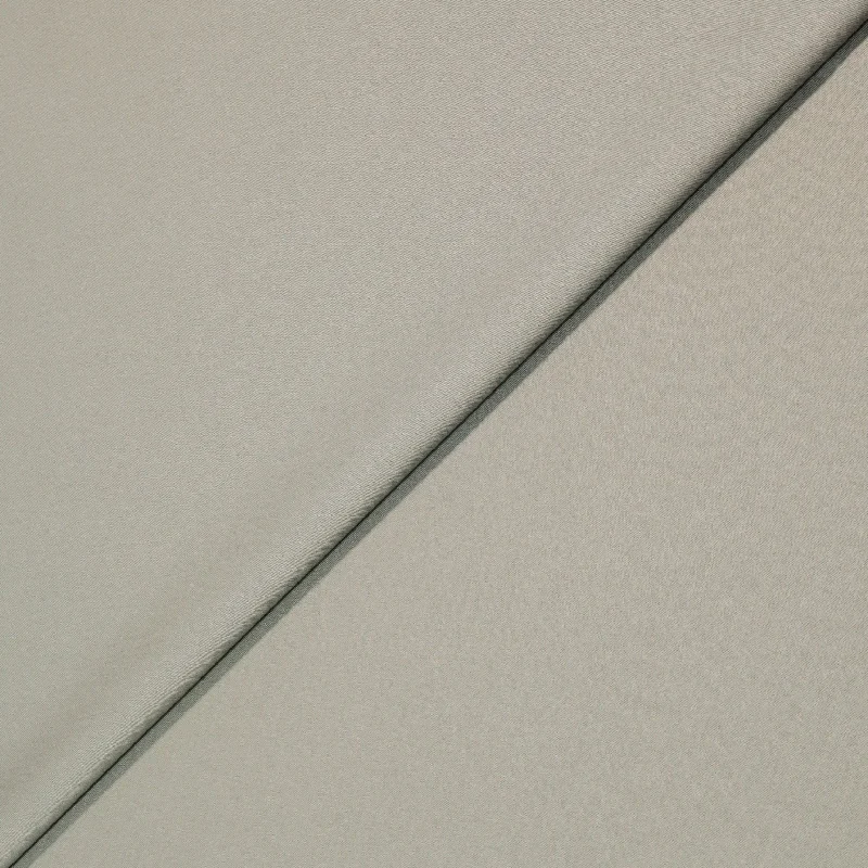 Act Fast Green Gray Solid Plain Wool Super 100's Gabardine Dormeuil Fabric