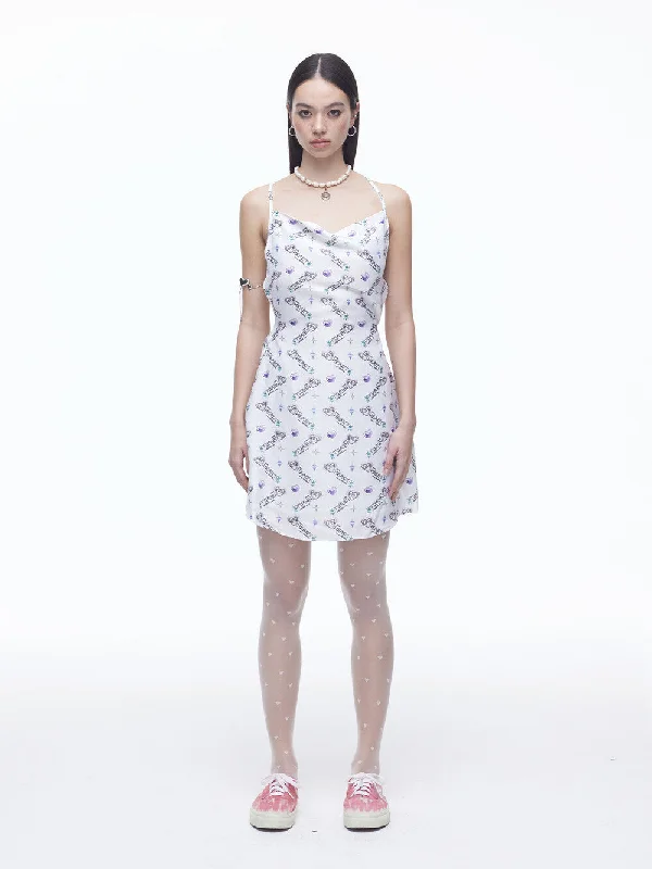 Overstock [DILETTANTISME] SS 24 Heart Cowl Backless OPS (WH)
