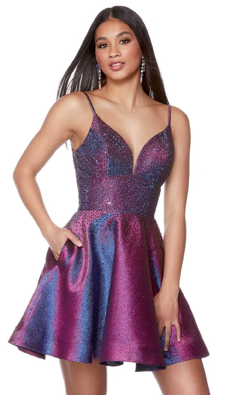 Clearance Sale Alyce Paris 3167 - Sleeveless Embellished Cocktail Dress