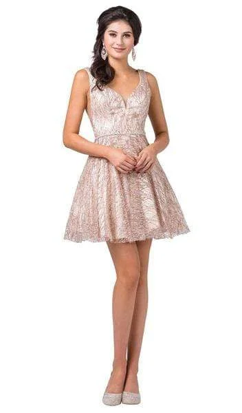 Deal of the Week Dancing Queen - Glitter Mesh Fit and Flare Cocktail Dress 3103 - 1 pc Rose Gold In Size XS Available Deal of the Week Dancing Queen - Glitter Mesh Fit and Flare Cocktail Dress 3103 - 1 pc Rose Gold In Size XS Available
