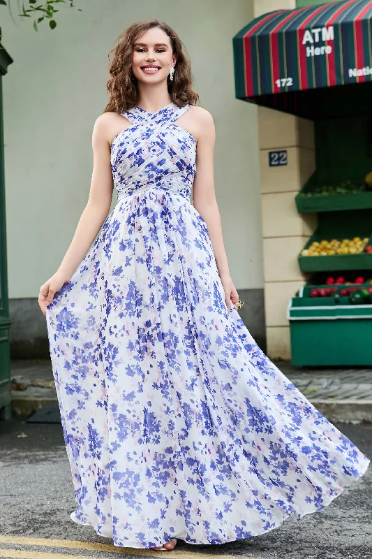 Violet Floral Print