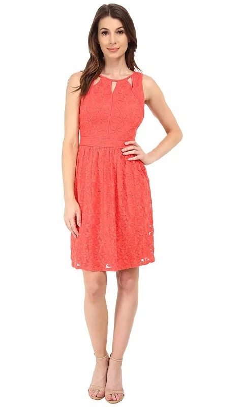 Price Meltdown Adrianna Papell - 12245720 Sleeveless Split Lace Dress