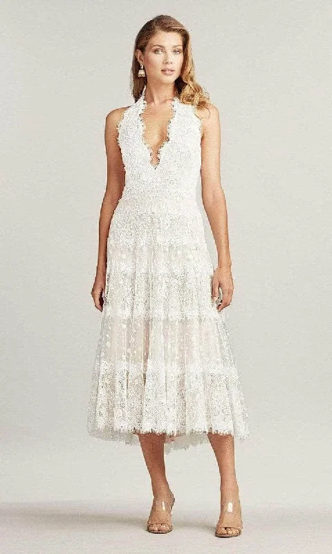 Exclusive Savings Tadashi Shoji - BNM20019MD Embroidered Sleeveless Formal Dress