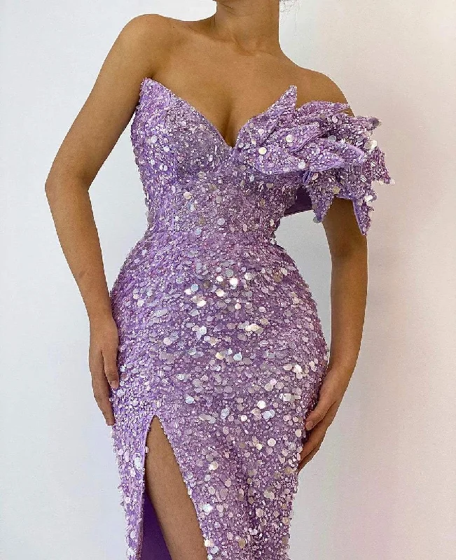 Referral Discount Little Princess Purple Evening Dress