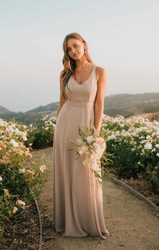 Today Only Jenn Maxi Dress ~ Soft Beige Chiffon