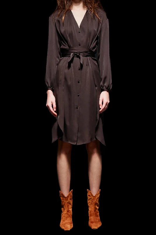 Friends and Family Sale The Airy Dress - Chocolate