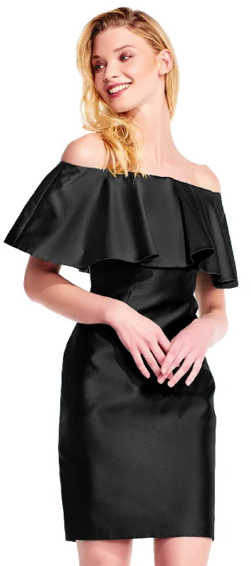 Epic Deals Adrianna Papell - AP1E201683 Off-Shoulder Mikado Sheath Dress