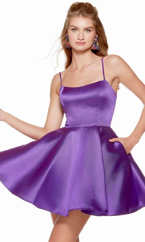 Midnight Madness Alyce Paris 3142 - A-line Cocktail Dress