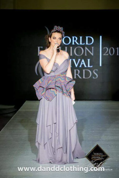 Super Sale D&D Red Carpet Violet Dress