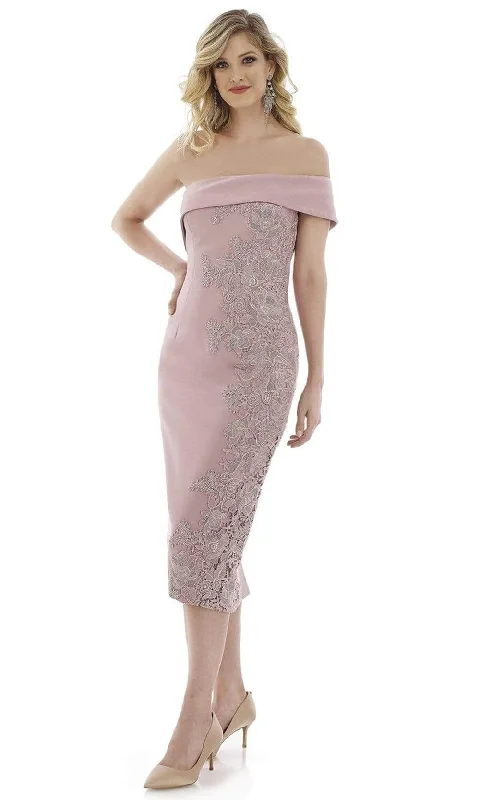 Shop and Save Gia Franco - Appliqued One Shoulder Formal Dress 12975