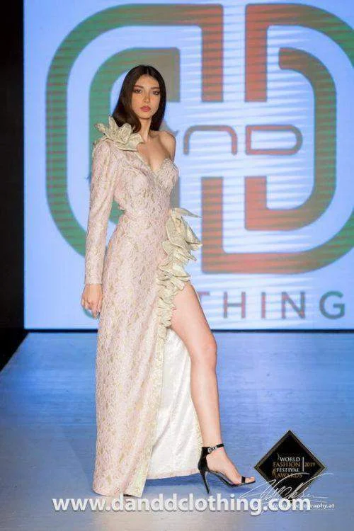 Overstock D&D Red Carpet Pink Shiny Dress