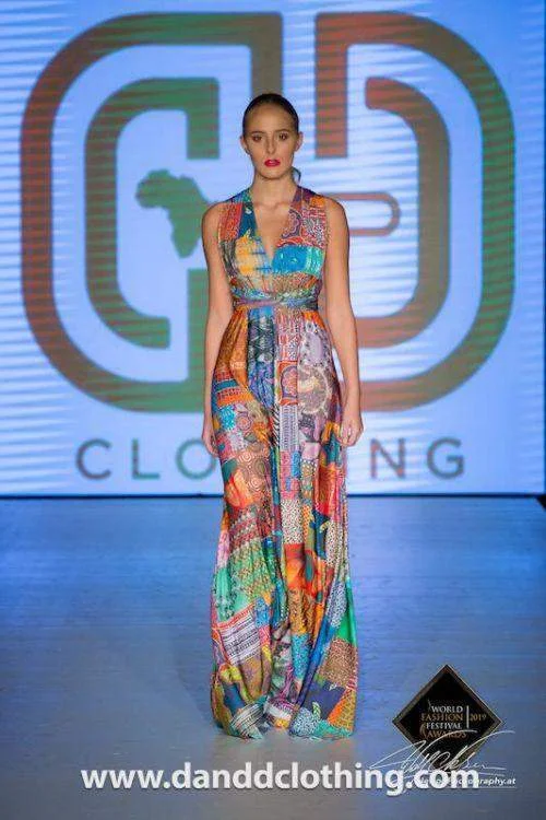 Reduced Prices D&D Red Carpet Multi Color Dress