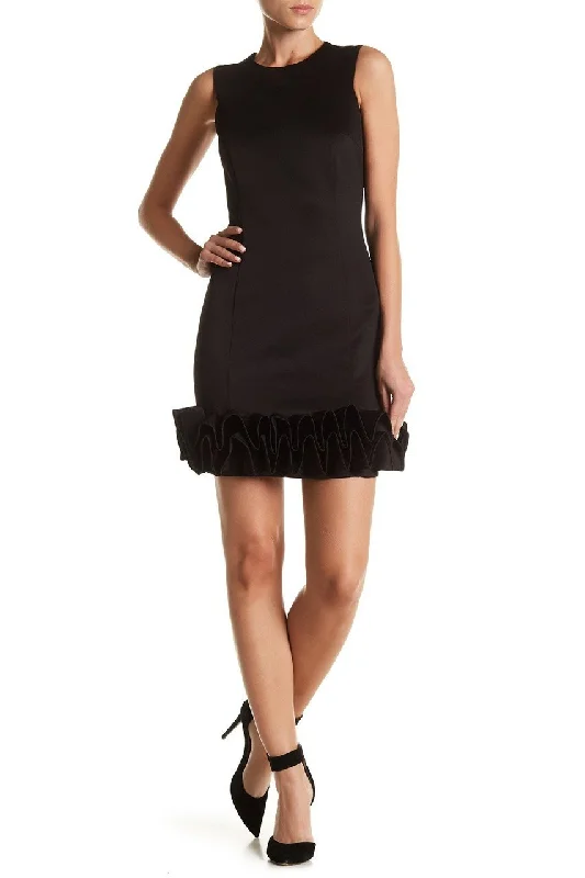 Bargain Prices Donna Ricco - Sleeveless Ruffle Hem Cocktail Dress DR50182