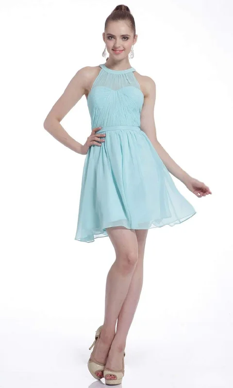 Major Savings Cinderella Divine - 1470 Halter Neck A-line Cocktail Dress