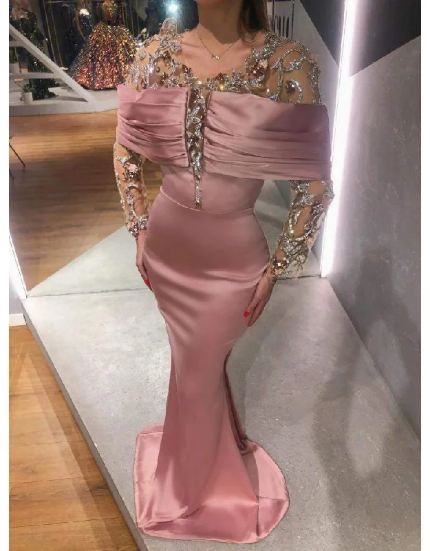 Year-End Clearance Luxury Evening Dress Blush