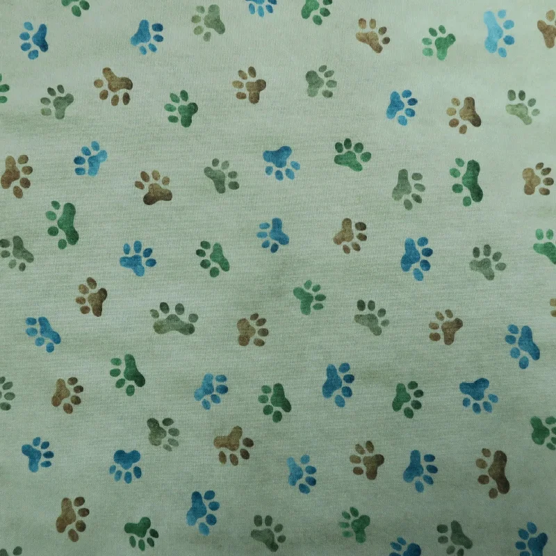 Huge Discounts Cocoa Whiskers and Tails Printed Cotton