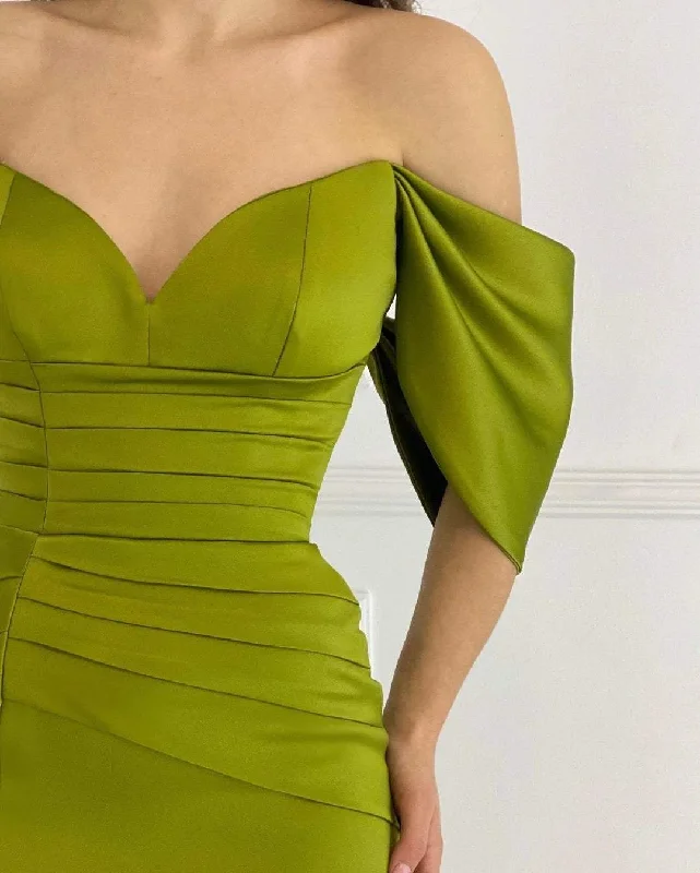 Limited Edition Pear Green Evening Dress