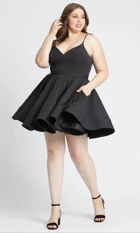Daily Deals Mac Duggal Fabulouss - 49225F V-Neckline A-Line Dress