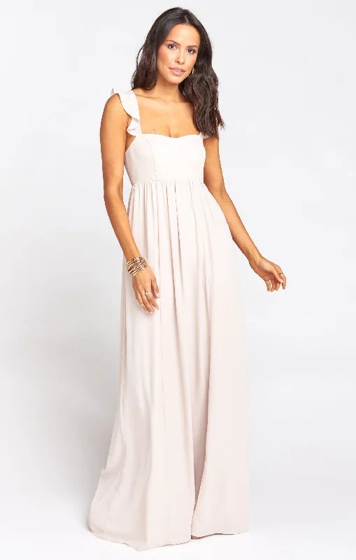 Reduced Prices June Maxi Dress ~ Show Me the Ring Crisp
