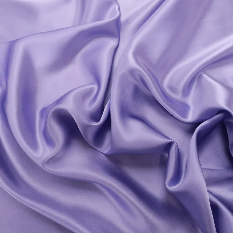 Bargain Bin Silk Charmeuse Fabric Lavender Solid 54" 19mm
