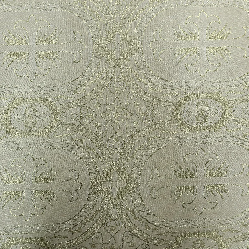 Markdowns Gold Abstract Textured Brocade Fabric