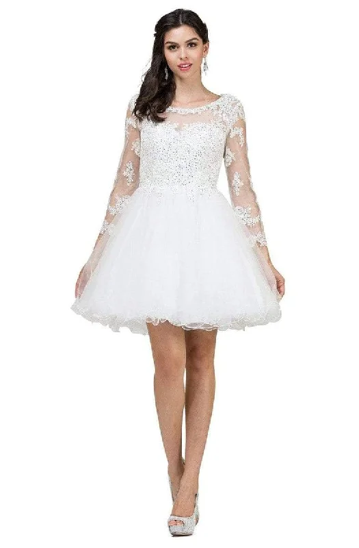 Special Buy Dancing Queen Quarter Sleeve Appliqued Dress 2101 - 1 pc Off White in Size 3XL Available Special Buy Dancing Queen Quarter Sleeve Appliqued Dress 2101 - 1 pc Off White in Size 3XL Available