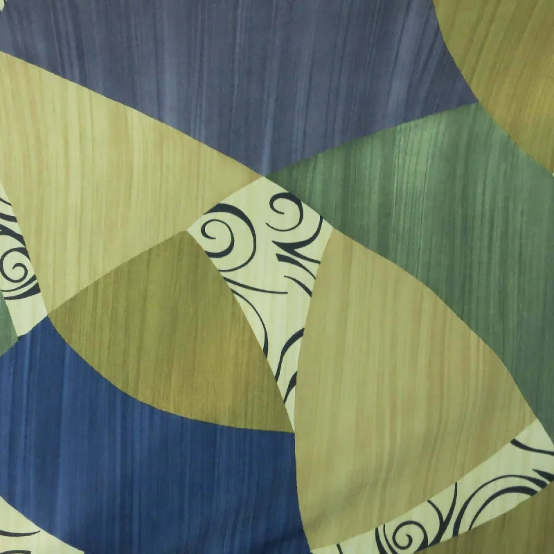 YEAR-End Sale Multicolored Geometric Synthetic Fabric