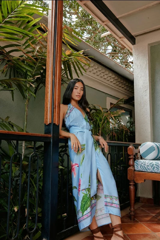 Price Cut Plunge Neck Dress