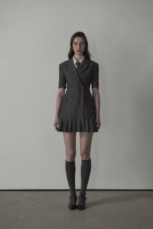 Bonus Savings [MAUSOLEUM] SS 24 jacket dress - Grey