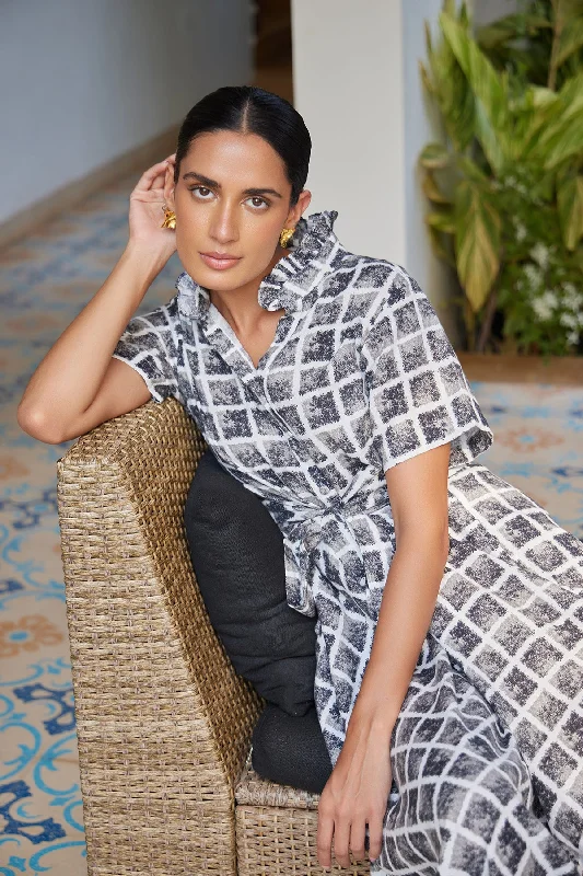 Midnight Madness Bawa Midi Dress