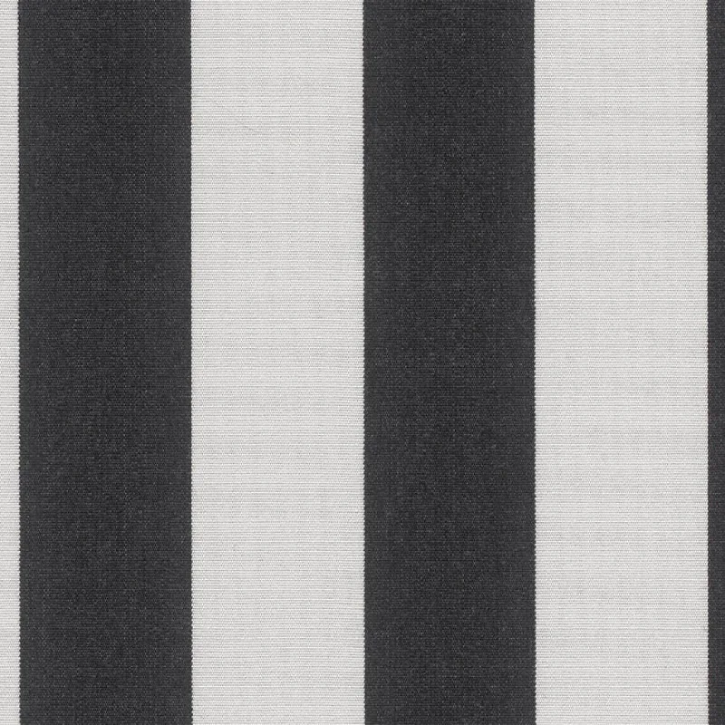 Special Discount Sunbrella® Yacht Stripe Black SJA 3740 137 Upholstery Fabric