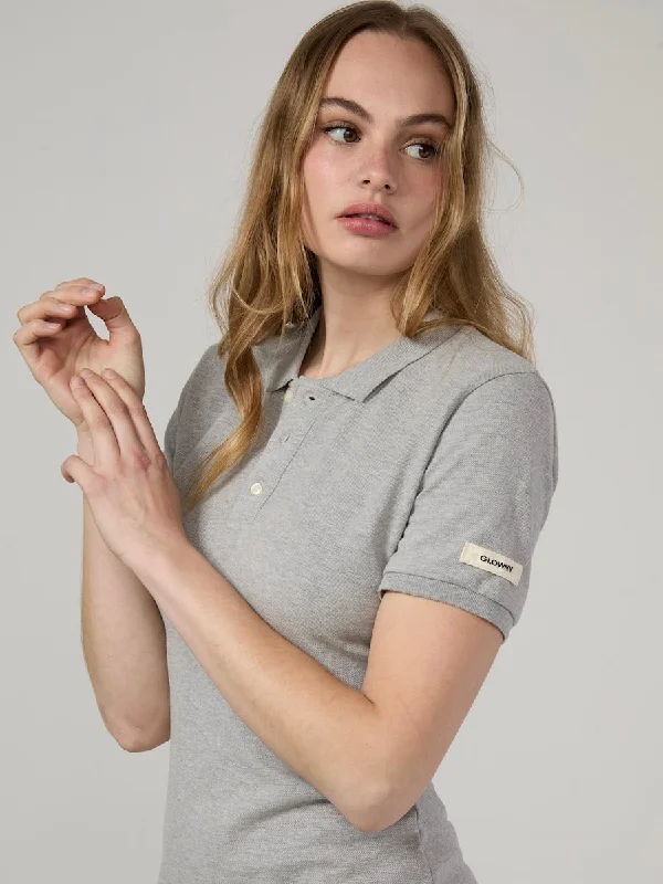 Special Price [GLOWNY] SS 24 HERITAGE POLO DRESS (MELANGE GRAY)